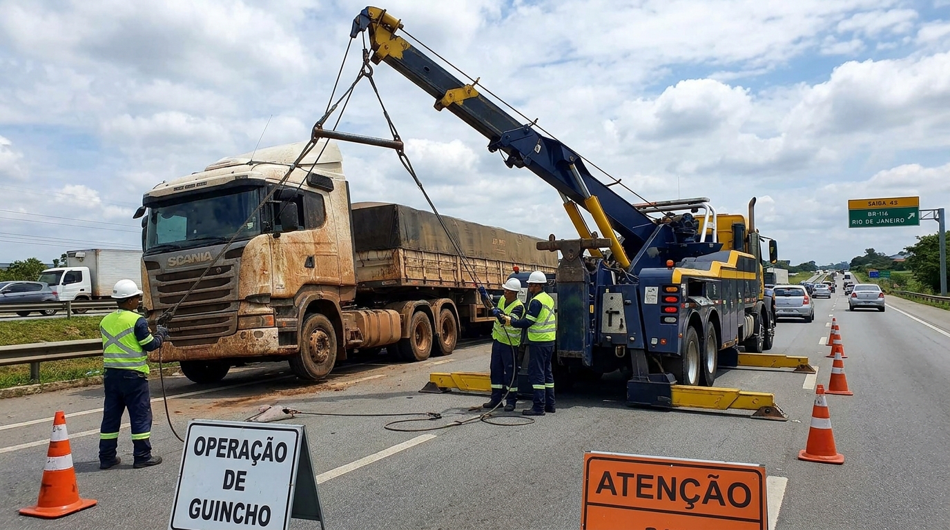 Reboque de Caminhão Baú em Niterói‑RJ